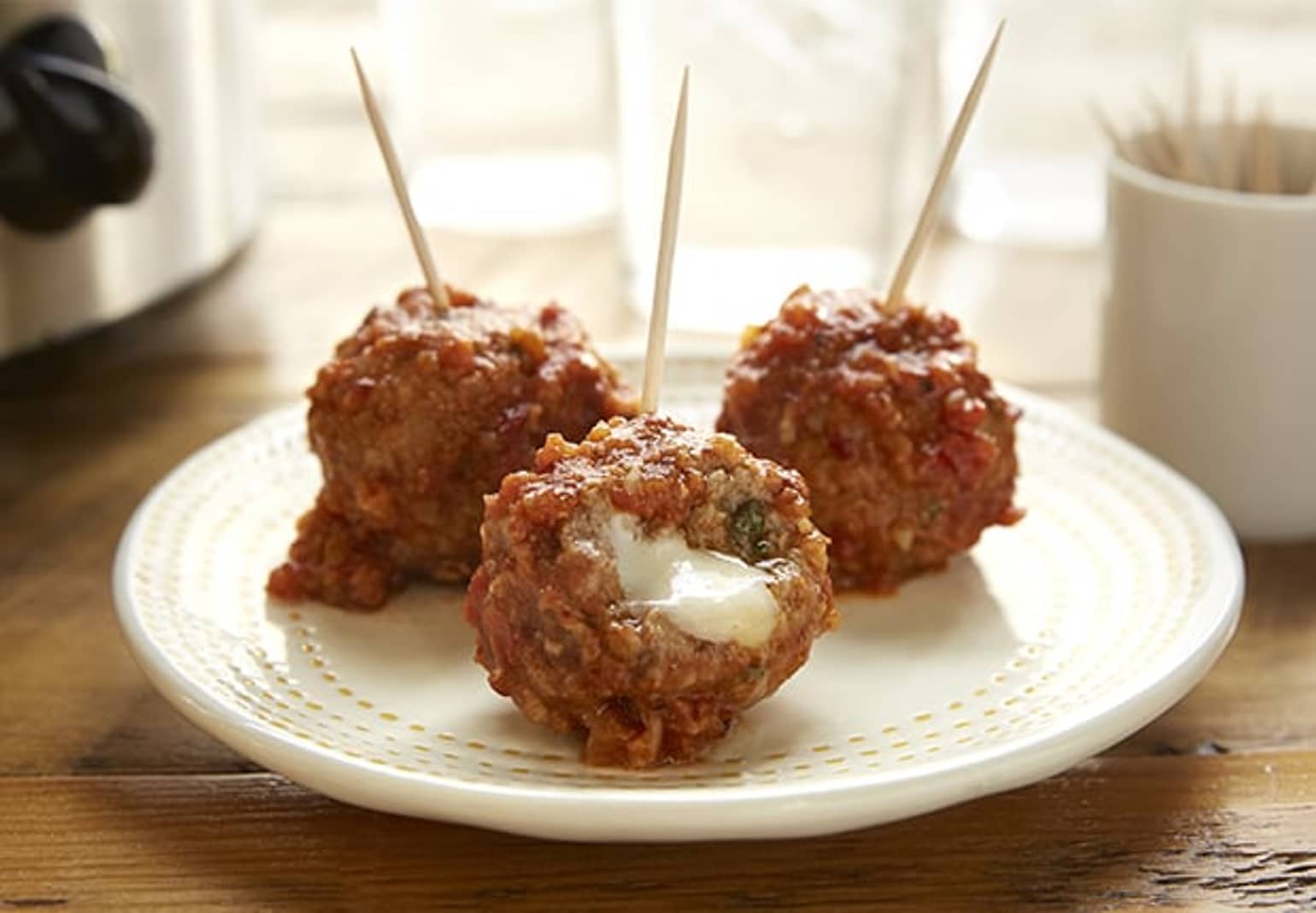 Slow Cooker Cheesy Diablo Meatballs
